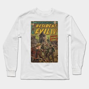 Resident Evil 4 fan art comic cover Long Sleeve T-Shirt